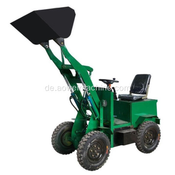 China 1000kg 1 Tonne Mini kleiner elektrischer Farmradlader